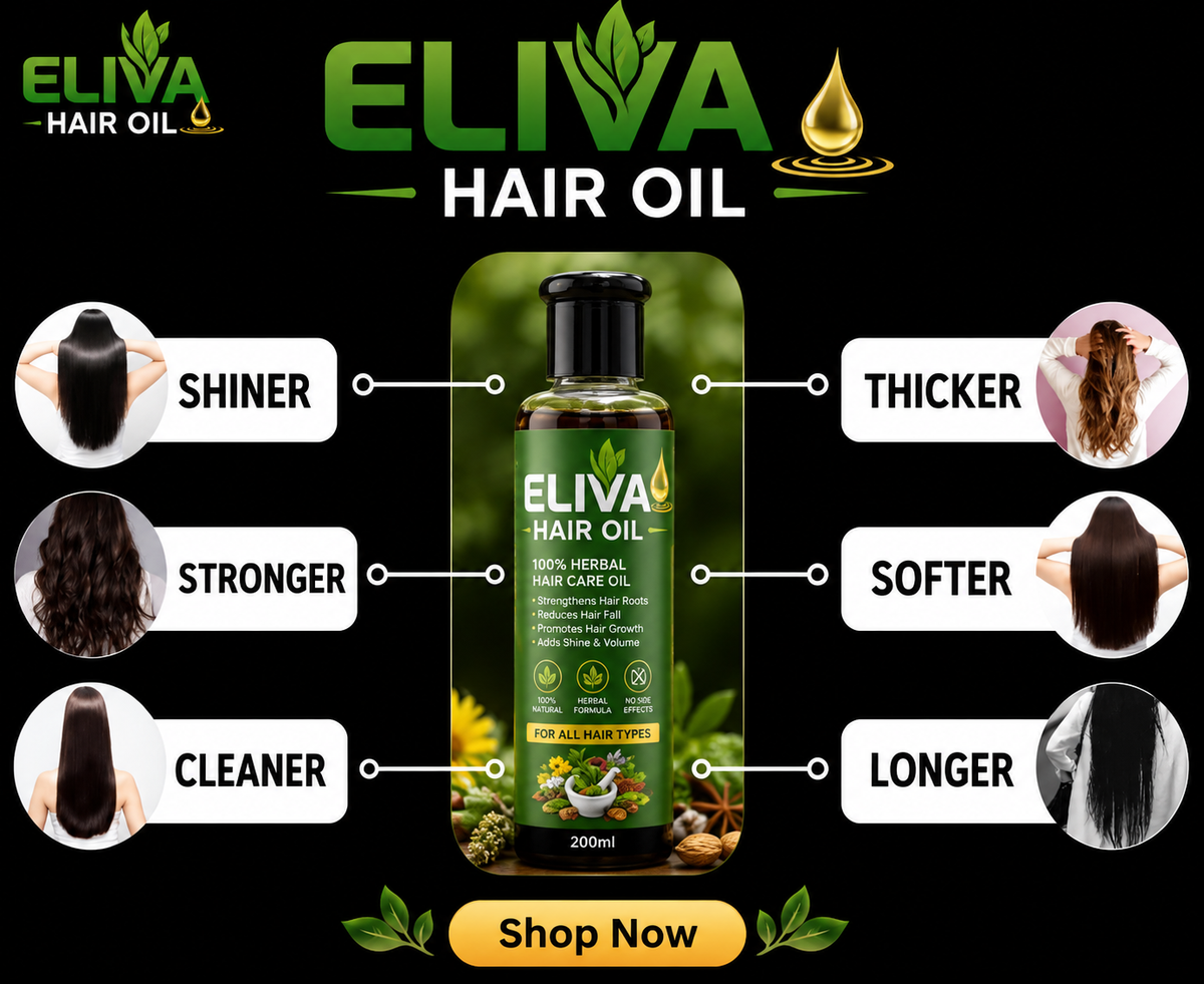 Eliva Herbal Hair Oil – 100% Natural Growth Formula